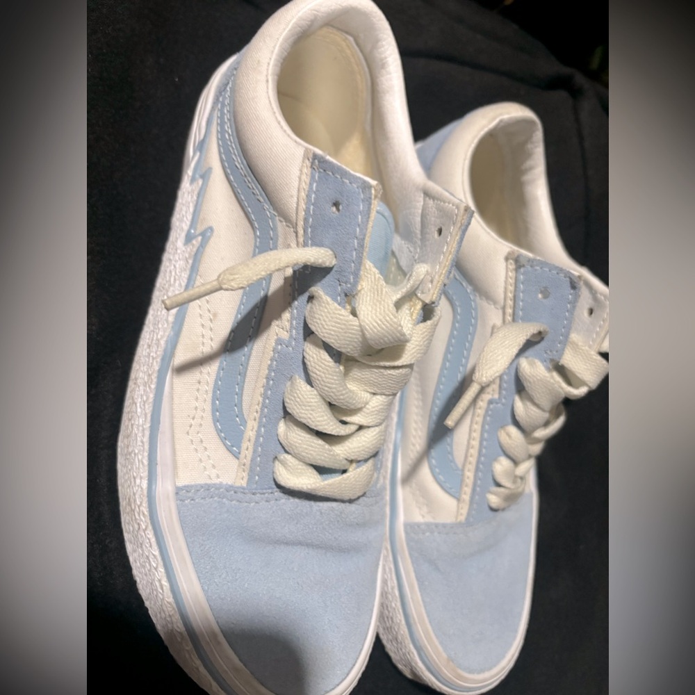 Vans Old Skool 'Bolt - Baby Blue' Men's Sneakers size 4.5
